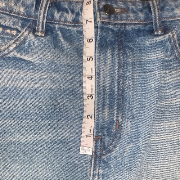 Helmut Lang Denim Mini Skirt Size 28 Medium Blue Wash - Picture 12 of 13